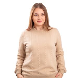 Jacquard Crew Neck